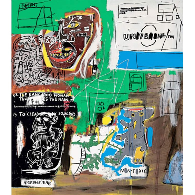 장 미쉘 바스키아 아트 포스터 Jean Michel Basquiat - Museum Security (Broadway Meltdown),1983 Art Poster