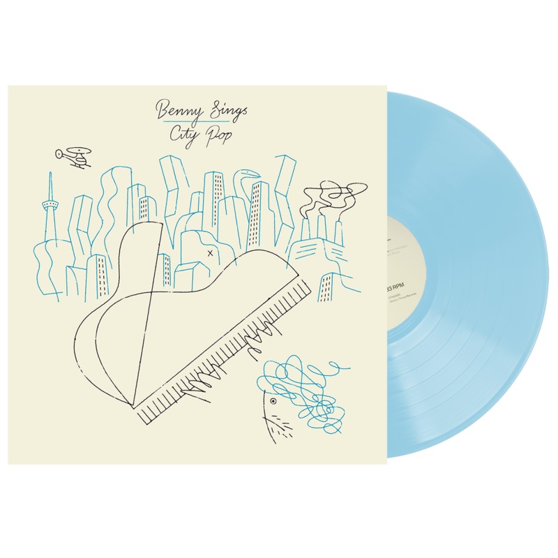 베니 싱즈 Benny Sings – City Pop (Opaque Baby Blue LP)