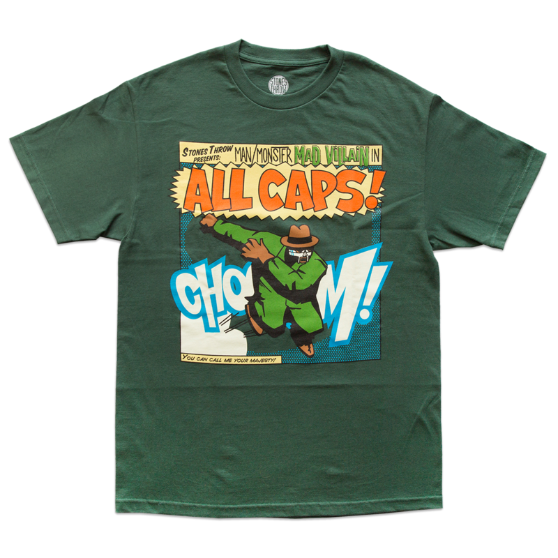 티셔츠 Stones Throw T-Shirts All Caps! (Green)