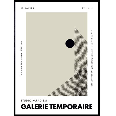 스튜디오 패러디시 아트 포스터 Studio Paradissi -  Galerie Temporaire 29 Art Poster