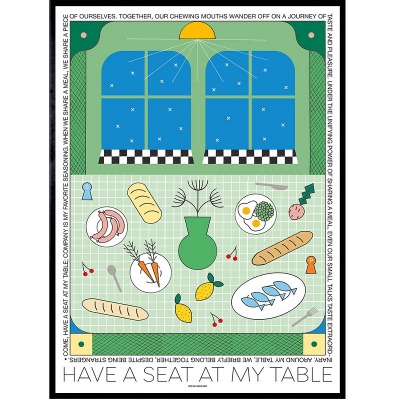 시그네 배거 아트 포스터 Signe Bagger  - A Seat at my Table Art Poster