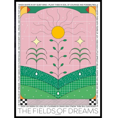 시그네 배거 아트 포스터 Signe Bagger  - The Fields of Dreams Art Poster