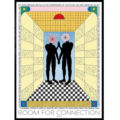 시그네 배거 아트 포스터 Signe Bagger  - Room for Connection Art Poster
