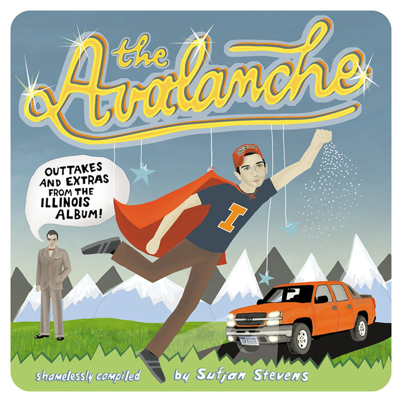 수프얀 스티븐스 Sufjan Stevens - The Avalanche (Hatchbak Orange + Avalanche White 2LP)